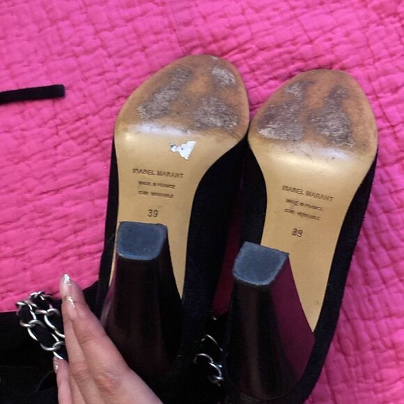 Isabel Marant suede  chain boots, size 39(8,5) - Picture 12 of 16